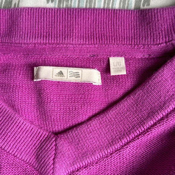 Adidas Pullover Sweatshirt sz Large in Magenta dark - Picture 4 of 7